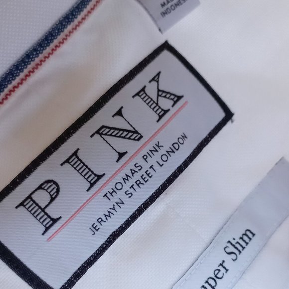 Thomas Pink White Shirt - 16 - Picture 3 of 4